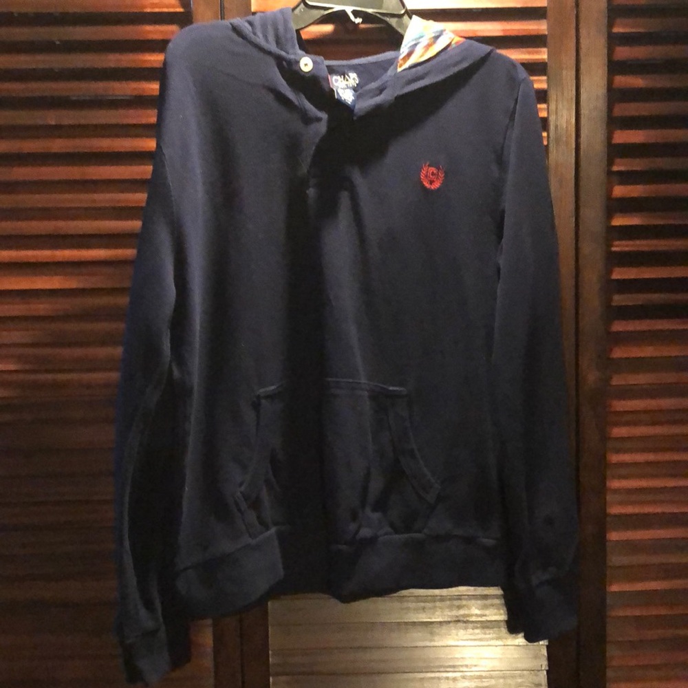 Chaps 3 button hoodie